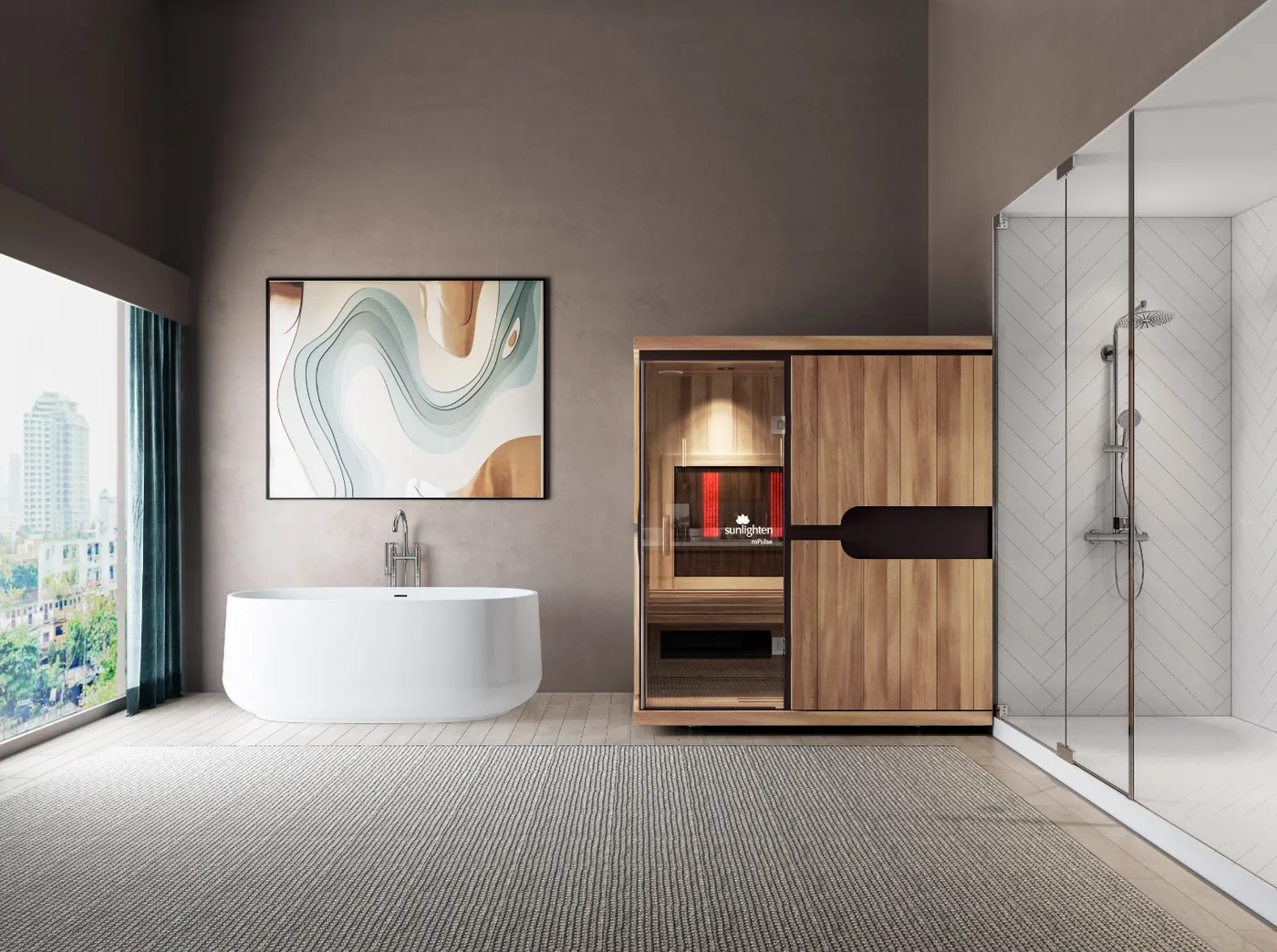 Sunlighten Sauna Pulse Conquer Hero